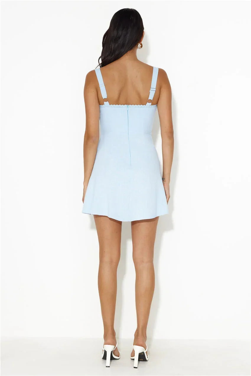 Delicate One Mini Dress Blue
