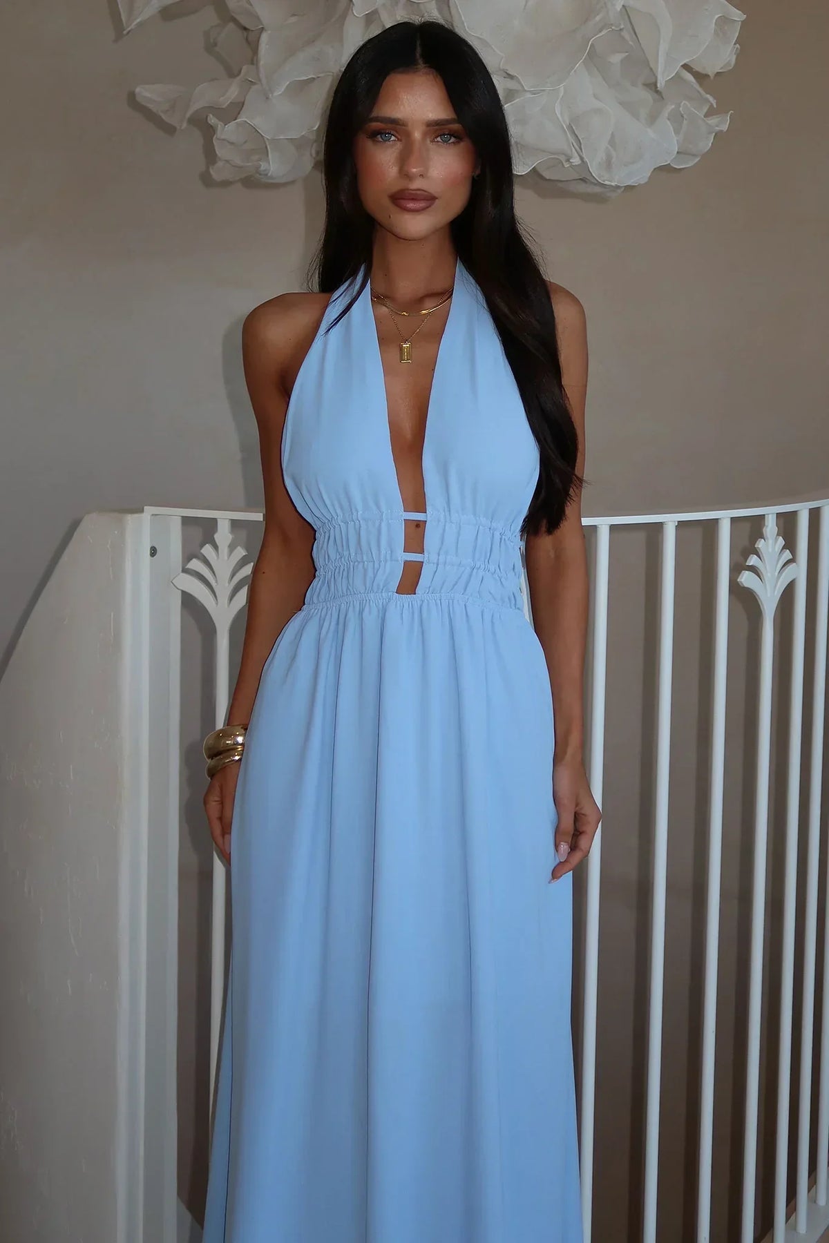 Arien Maxi Dress - Blue