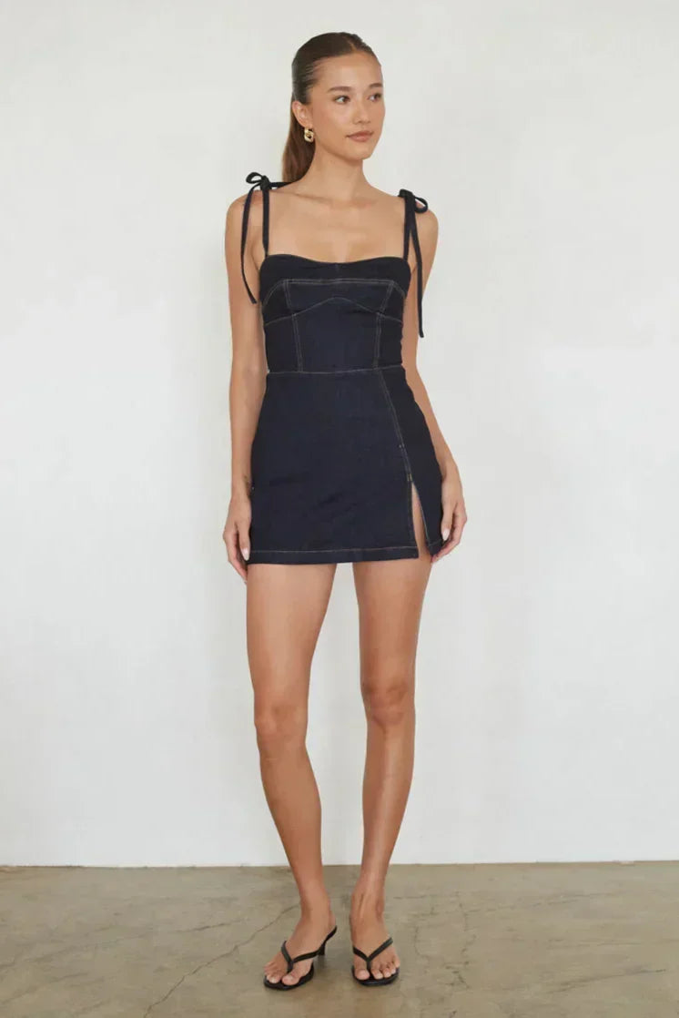 Saylor Denim Mini Dress