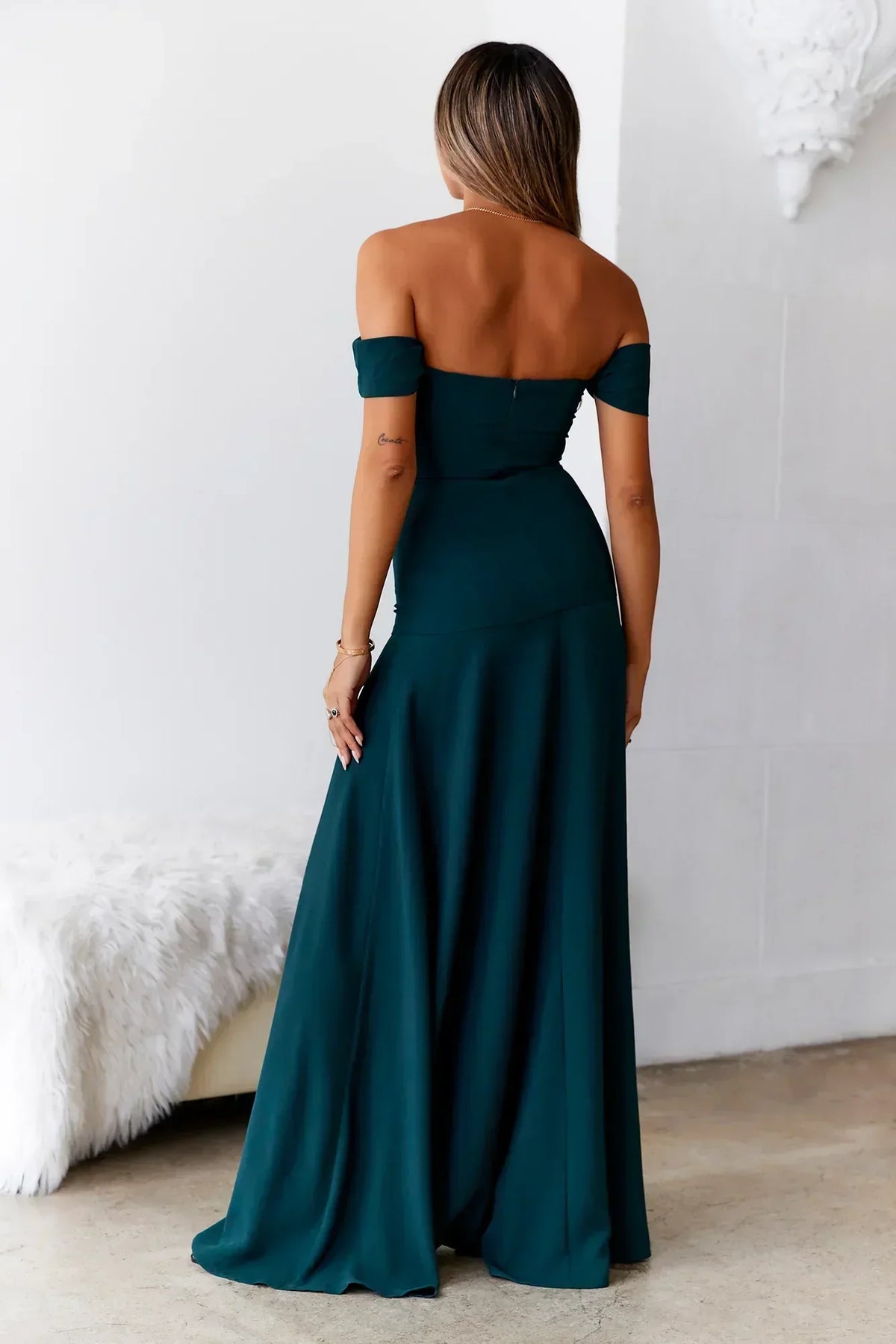 Blushing Cinderella Maxi Dress