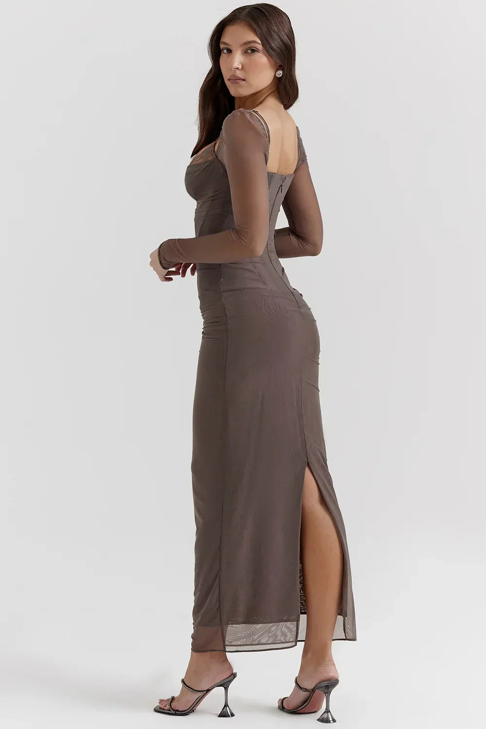 Katarina-Smoke Maxi Dress