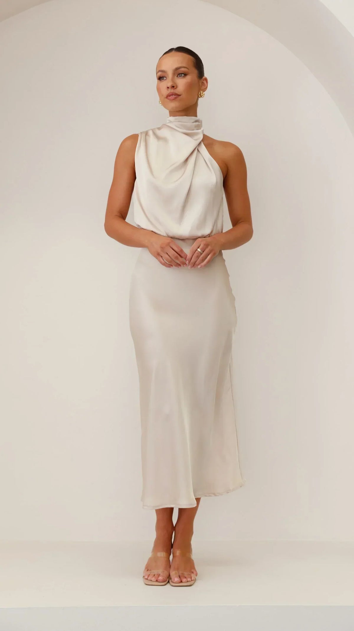 Esther Maxi Dress - Champagne