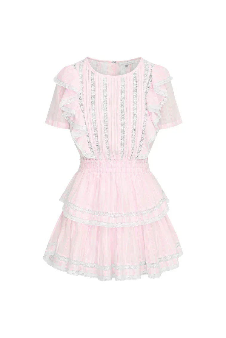 Natasha Stripe Cotton Mini Dress