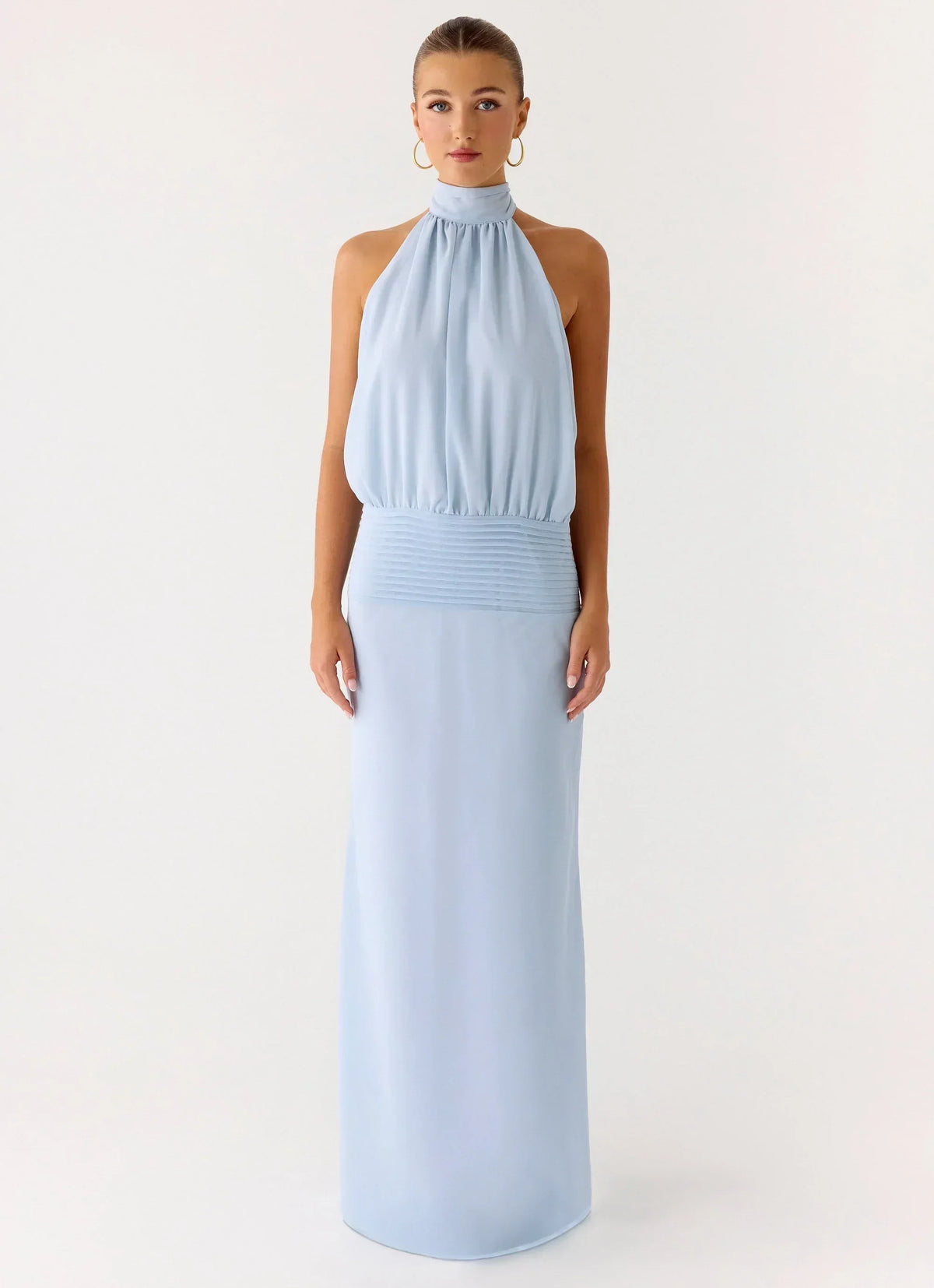 Lalia Maxi Dress - Pale Blue
