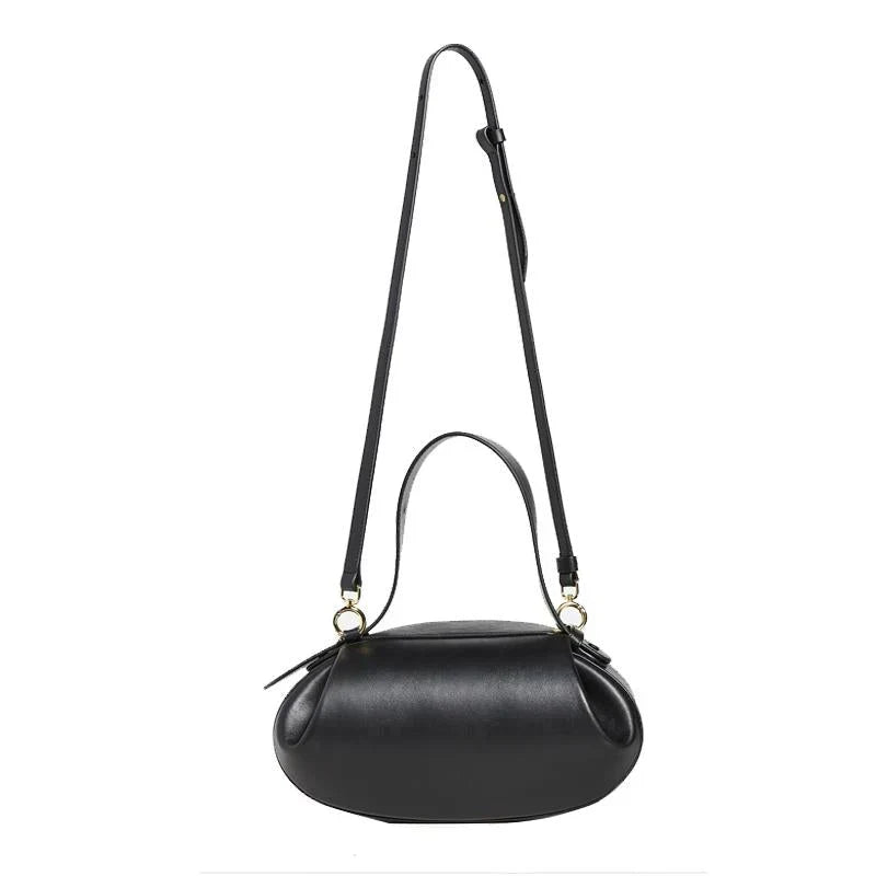 Duttini | Sculptural Round Shoulder Bag, Top Handle
