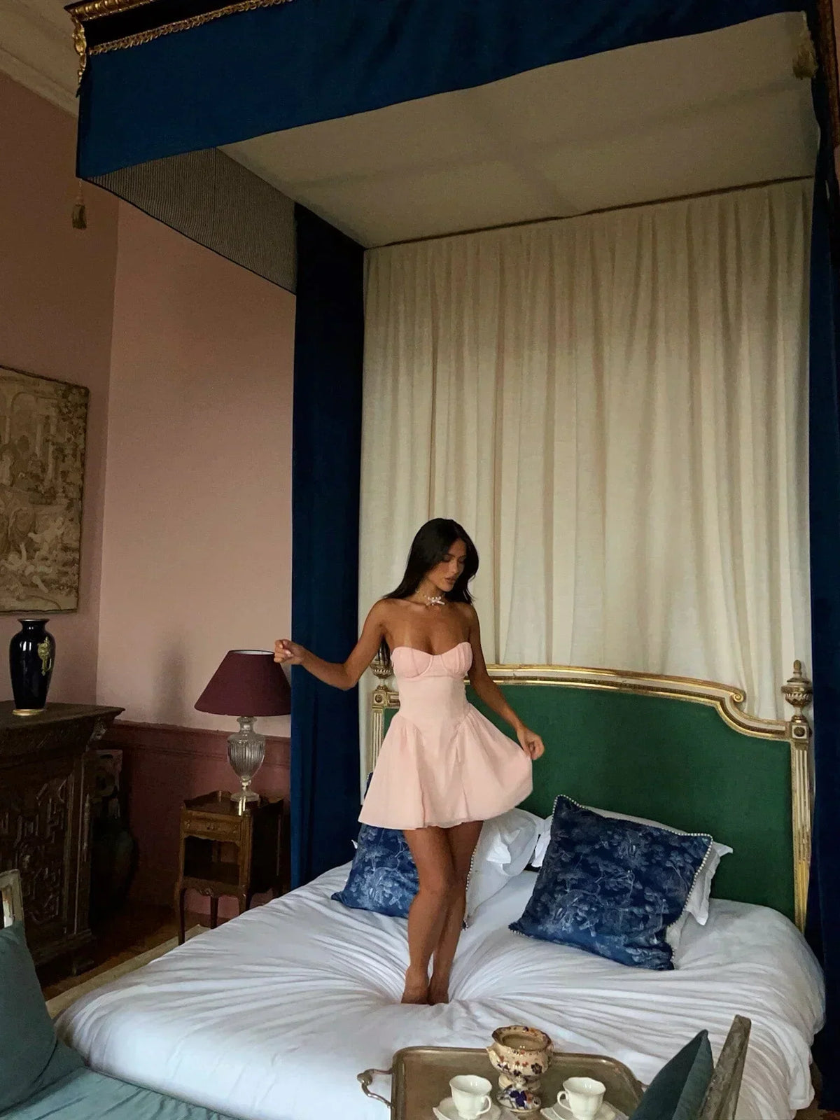 Jaid Mini Dress Baby Pink