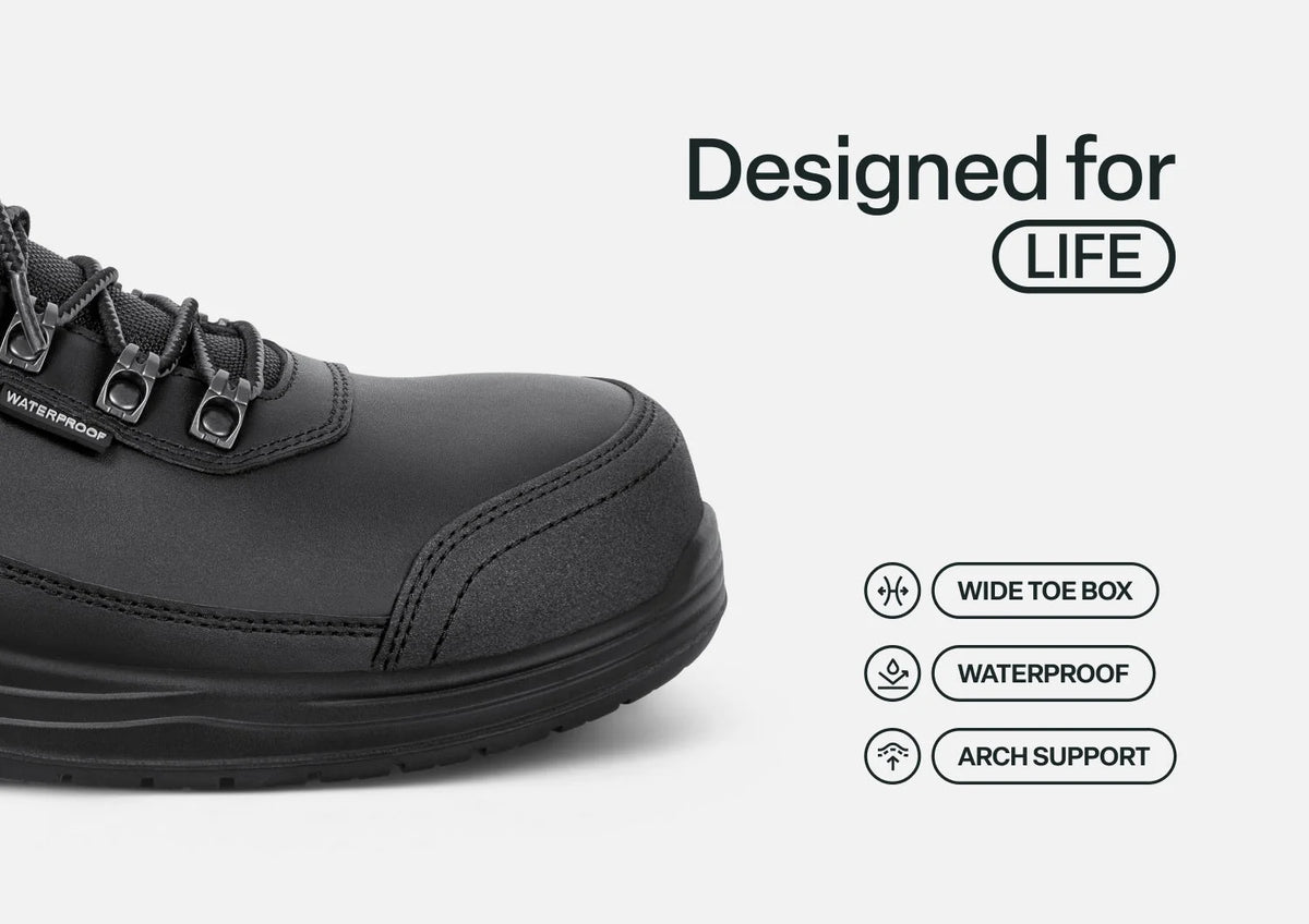 Slate Hands-Free Work Shoes - Black