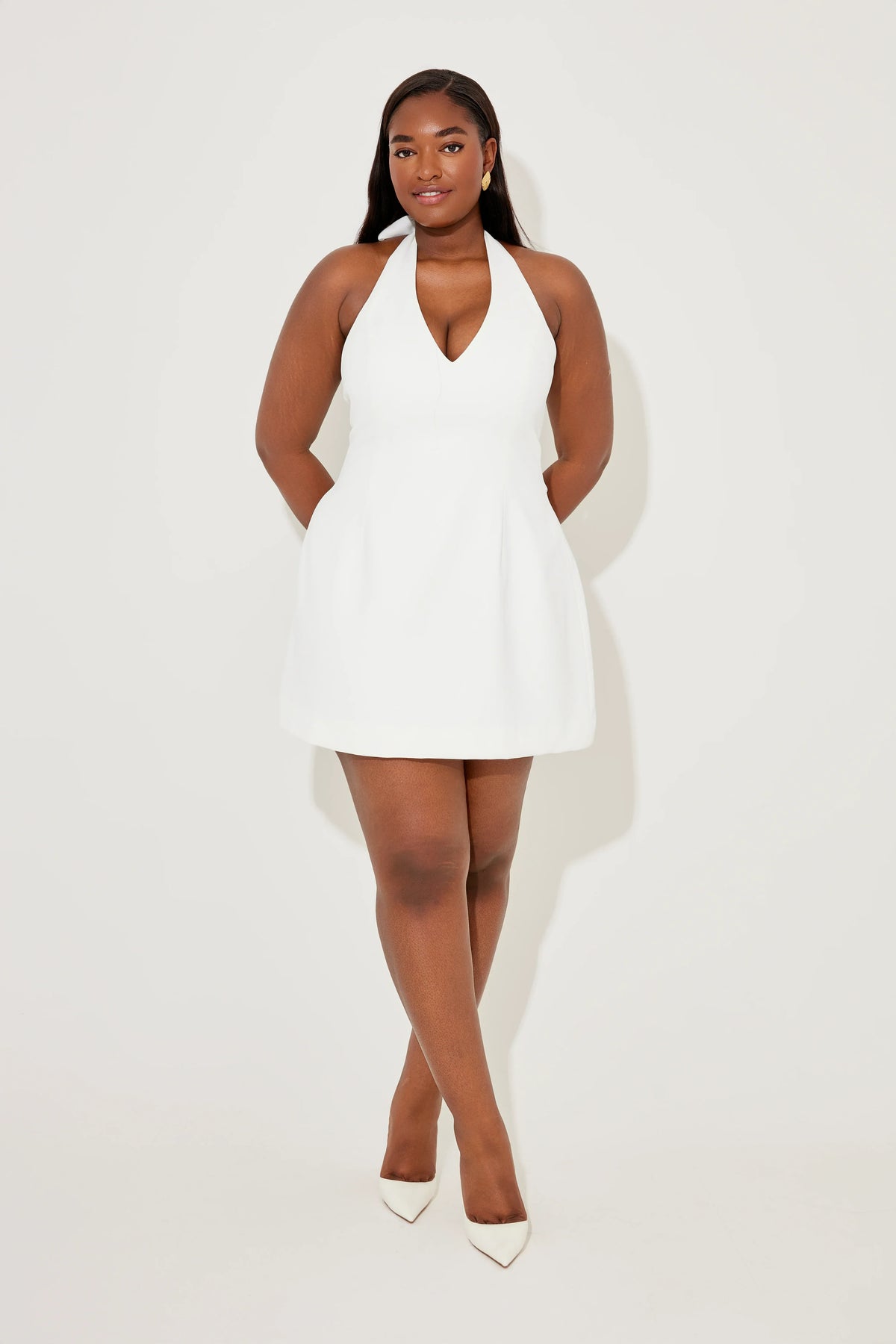 Volume Skirt Mini Dress