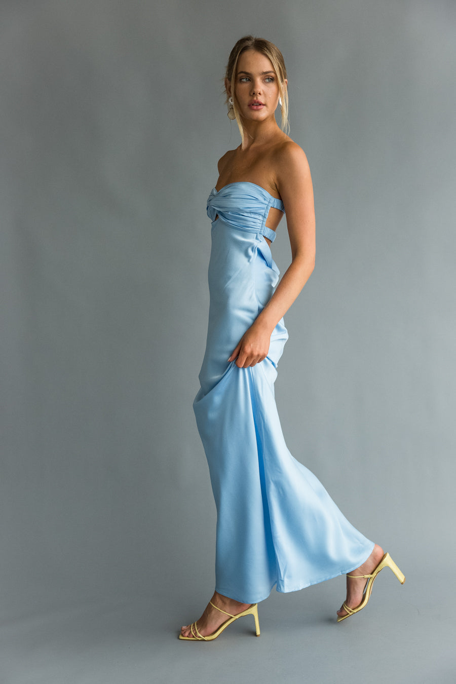 Kira Open Back Maxi Dress